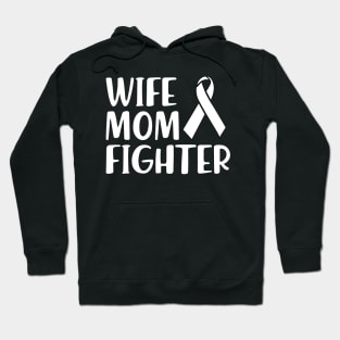 Lung Cancer - Wife Mom Fighter Hoodie